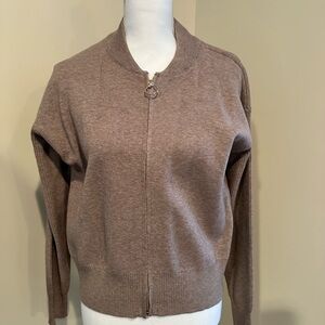 Sioni Beige Knit Cardigan